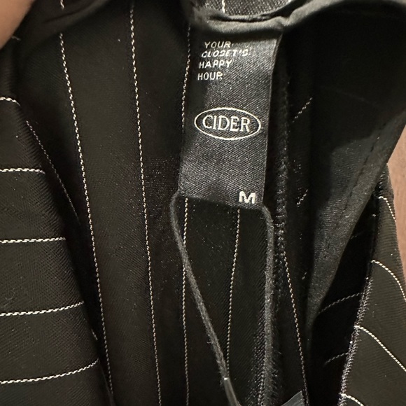 NWT Cider Black and White Striped Trousers - Picture 5 of 6